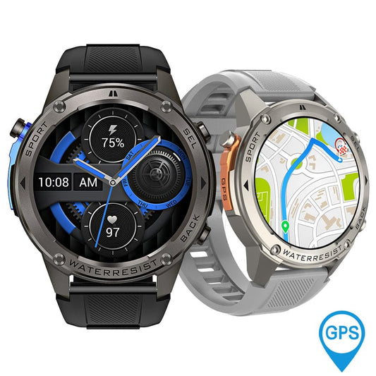 Smartwatch DM56 Sport With GPS 5ATM Waterproof 400mAh Battery Magnetic Charging Blood Oxygen Sleep Monitoring