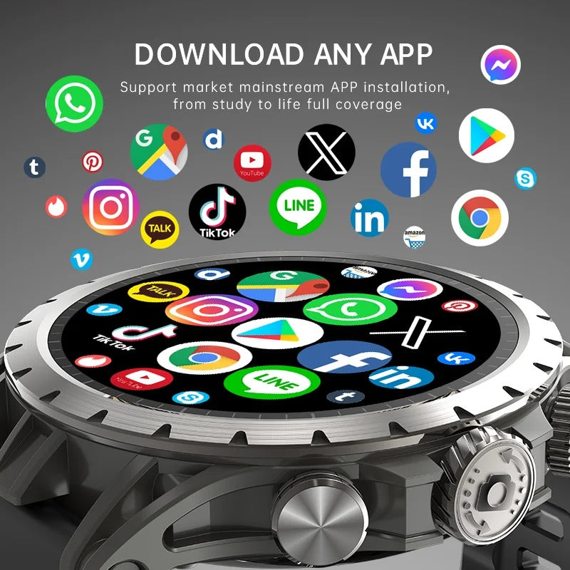 Smart Watch Q-85 4G LTE Android System Rotation Camera GPS/WIFI/Google Play Store