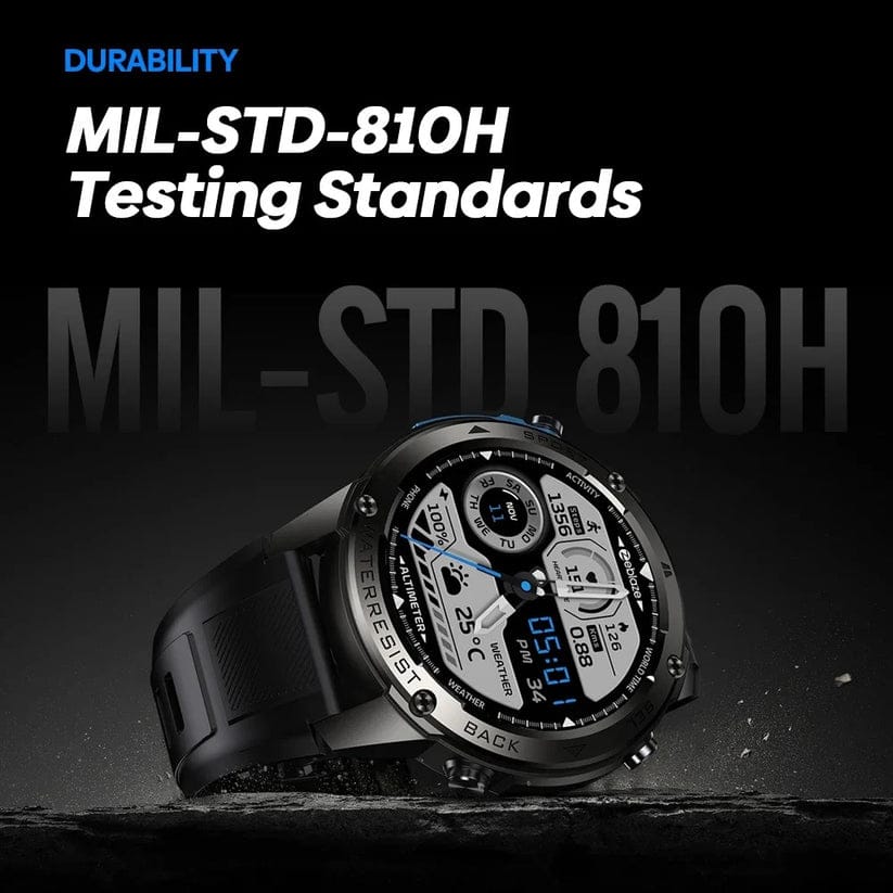 Smartwatch DM56 Sport With GPS 5ATM Waterproof 400mAh Battery Magnetic Charging Blood Oxygen Sleep Monitoring