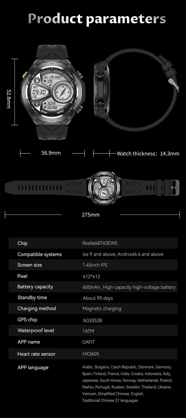 Smartwatch KC82