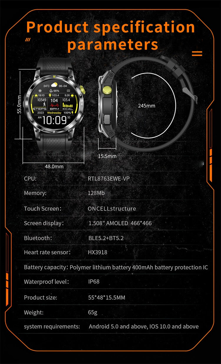 Smartwatch NX18 GPS Pro